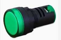 BOTAO SINALEIRO LED 22MM-220VCA VERDE - 5SNA22VD SNA-22VD -