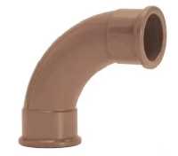 CURVA 90° 75MM MARROM