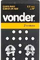 CLIPS P/CABO ACO (A)1/8-3,2 INOX VONDER